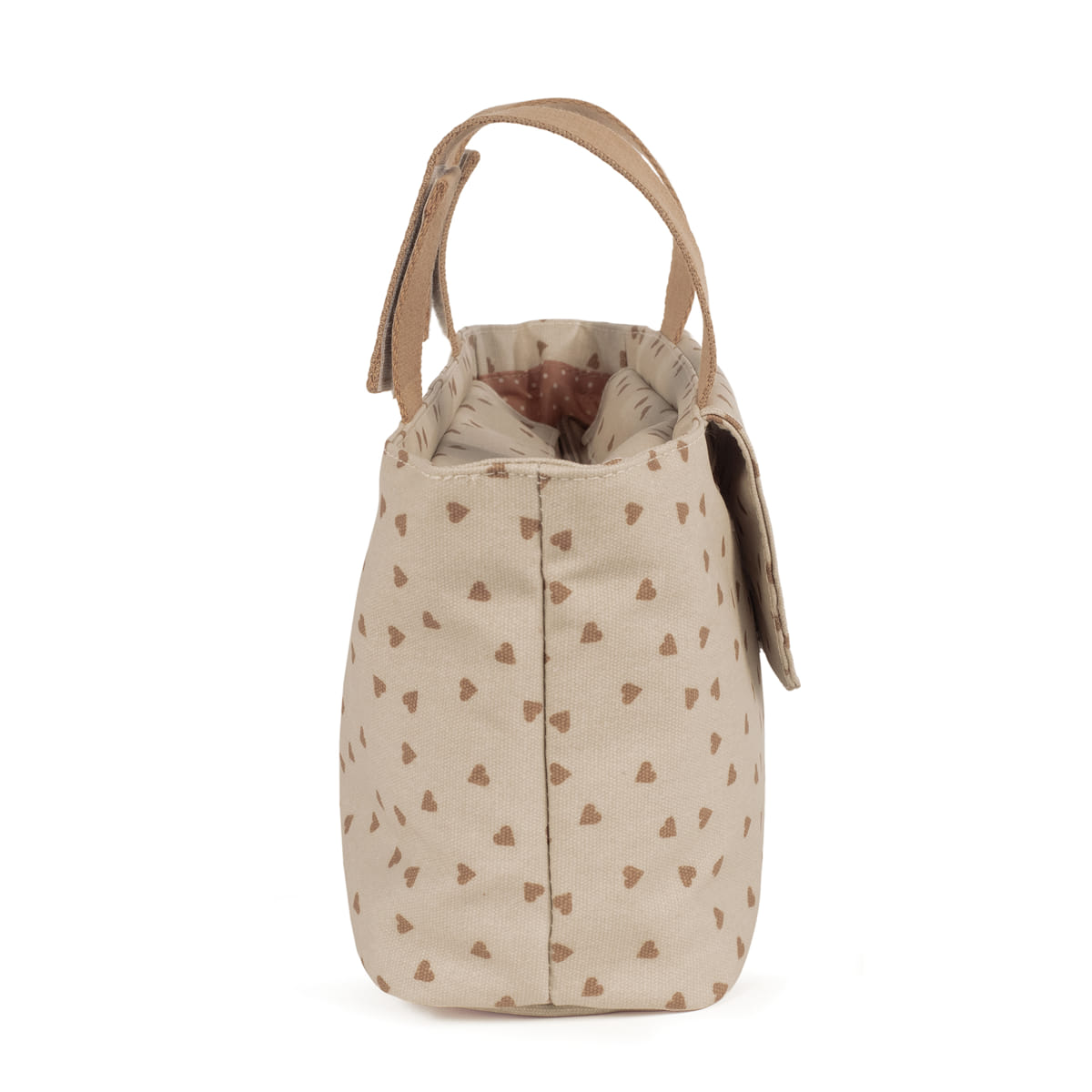 Walking Mum - Organizer passeggino cuori poppy cannella