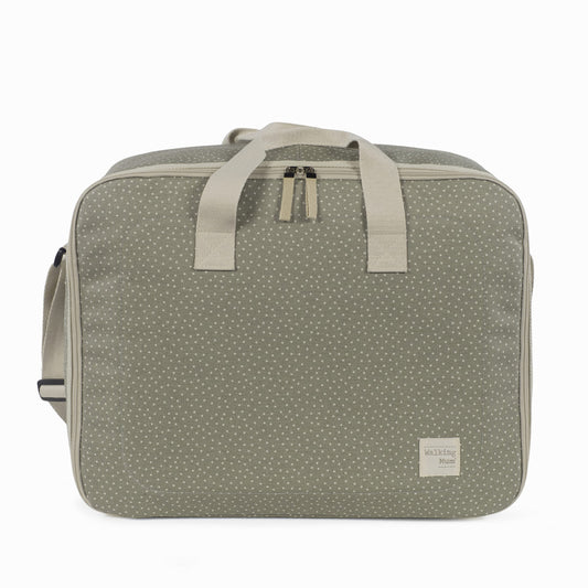 Walking Mum - Valigia pois poppy muschio