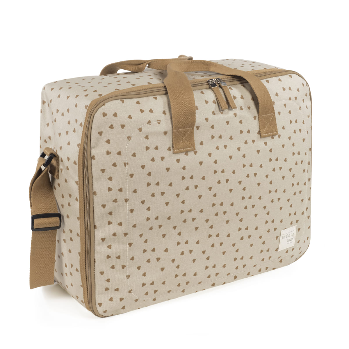 Walking Mum - Valigia cuori poppy cannella