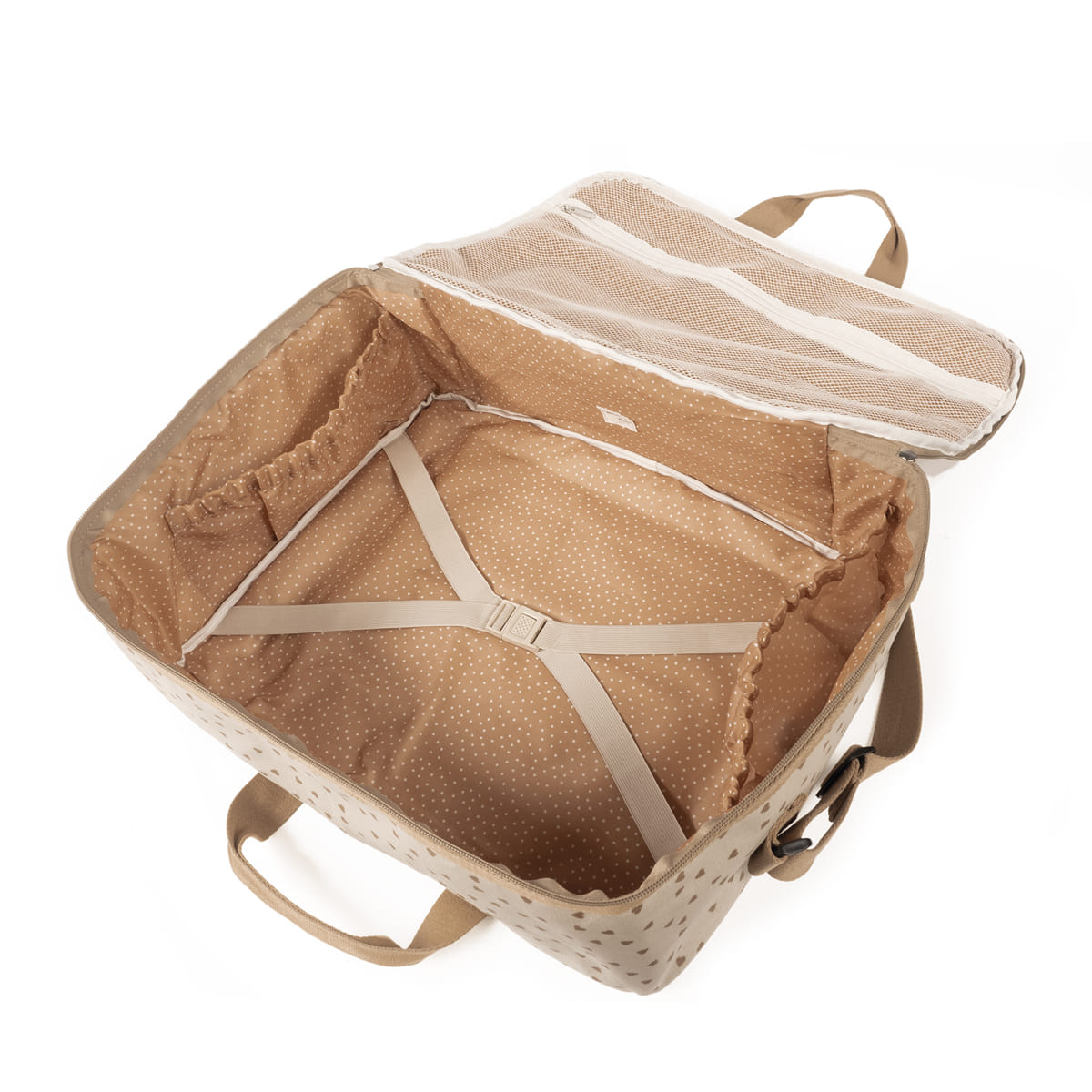 Walking Mum - Valigia cuori poppy cannella