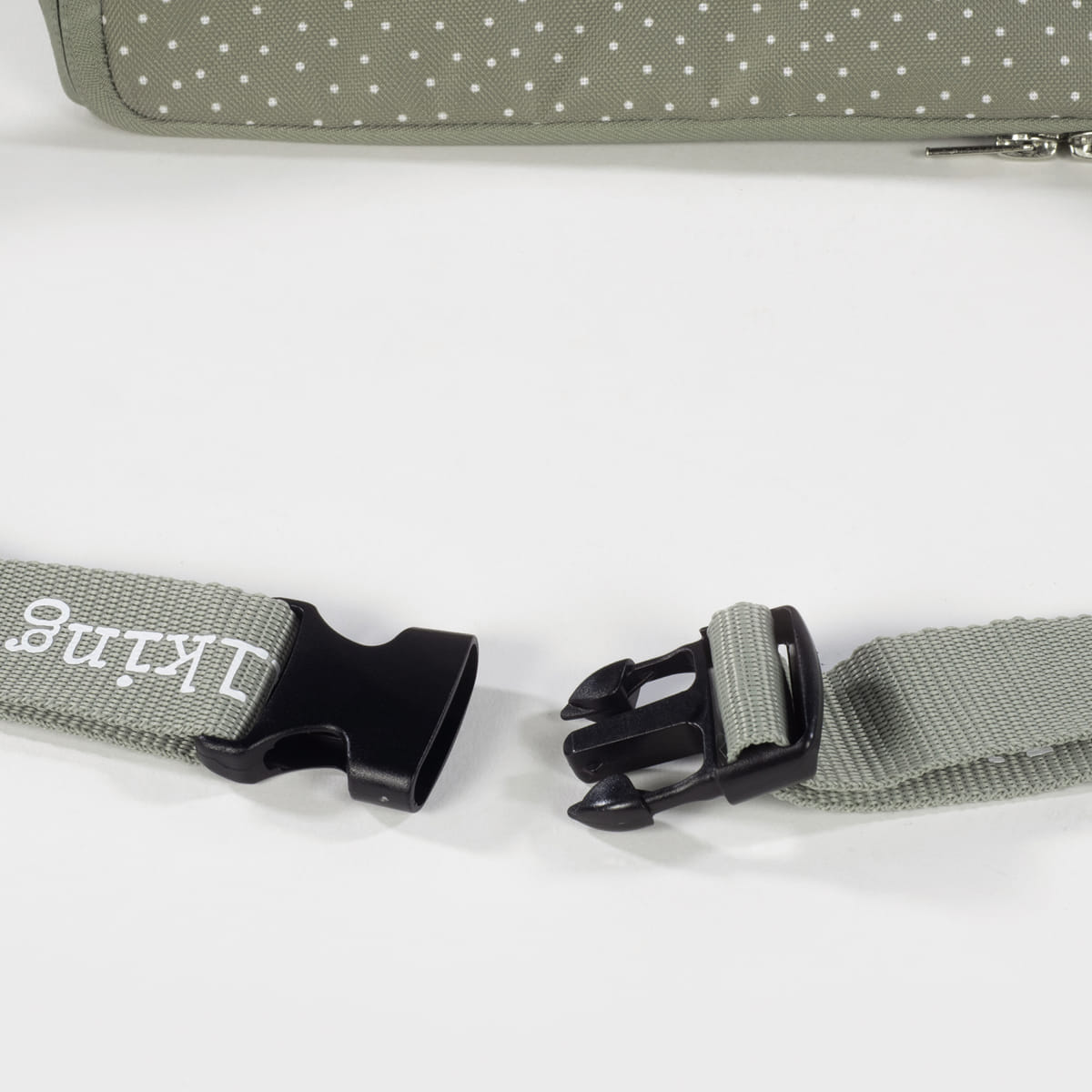 Walking Mum - Seggiolone portatile pois poppy muschio