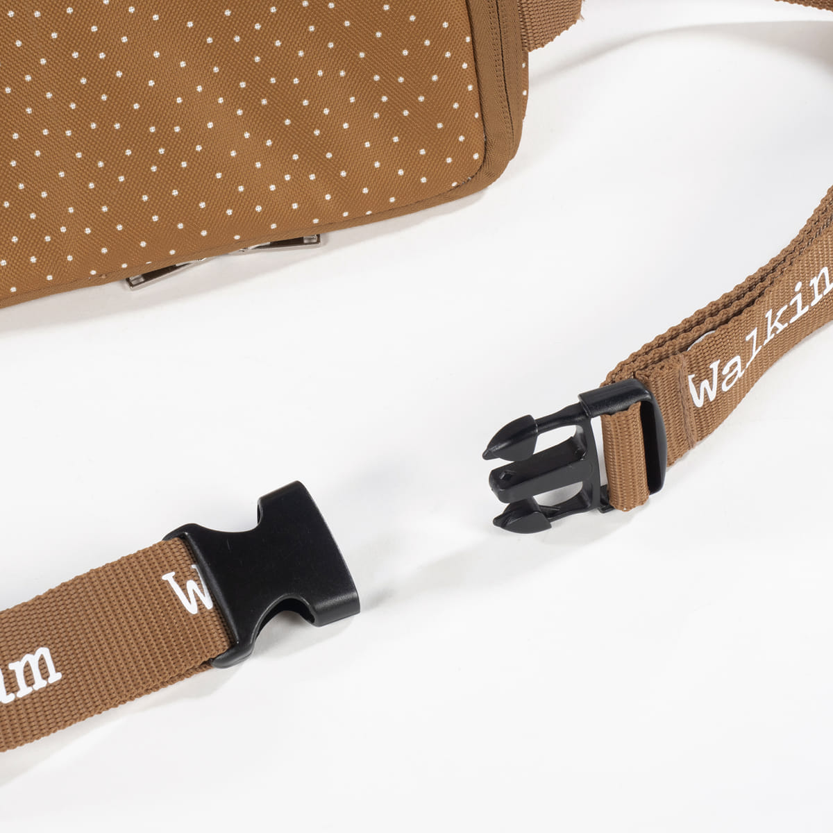 Walking Mum - Seggiolone portatile pois poppy cannella