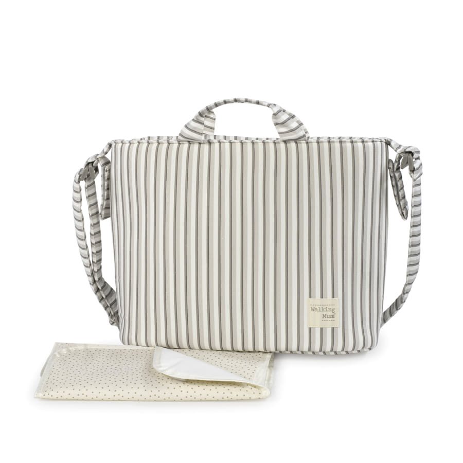 Walking Mum - Borsa fasciatoio Botton Strisce