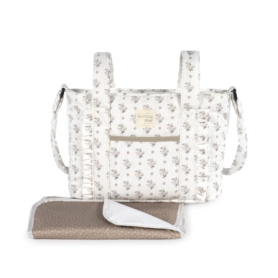 Walking Mum - Borsa Crossbody botton fiori