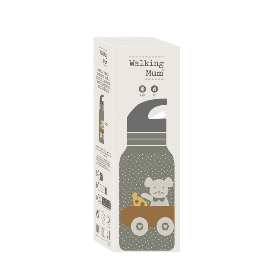 Walking Mum - Bottiglia termica 500ml Poppy Moss