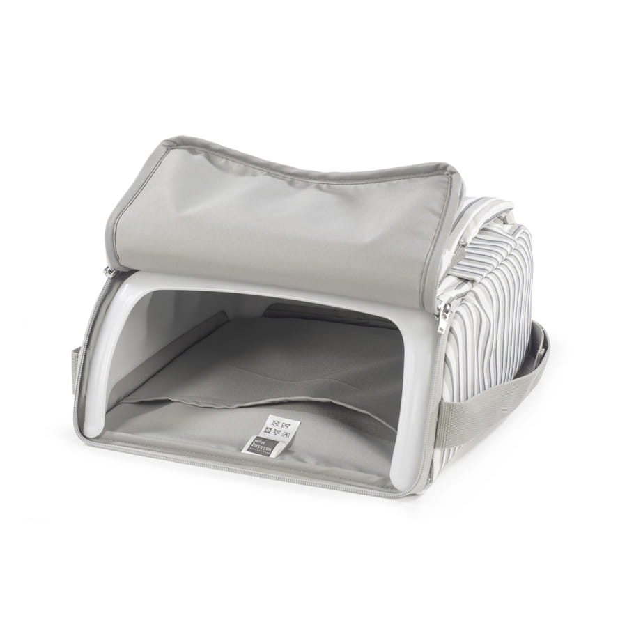 Walking Mum - Seggiolone portatile botton strisce