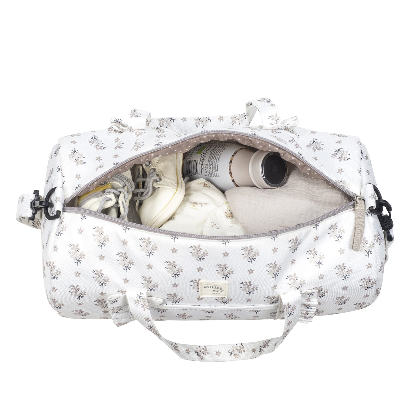 Walking Mum - Borsa weekend Botton fiori