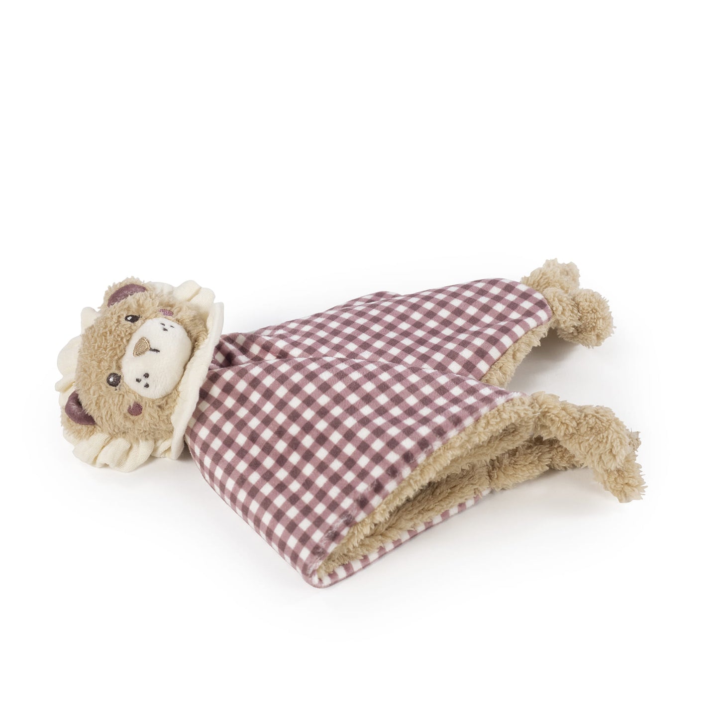 Walking Mum - Doudou leone Gala rosa