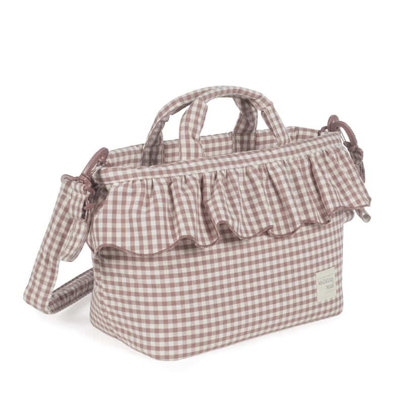 Walking Mum - Borsa fasciatoio Praliné Vichy Moka