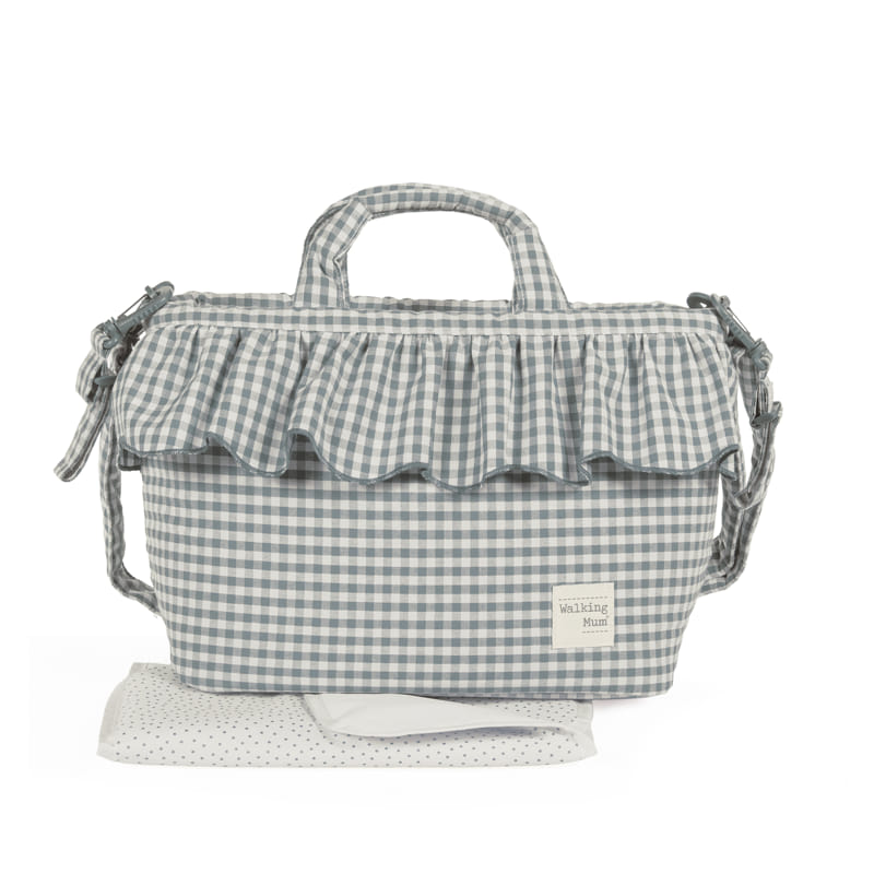 Walking Mum - Borsa fasciatoio Praliné Vichy Matcha