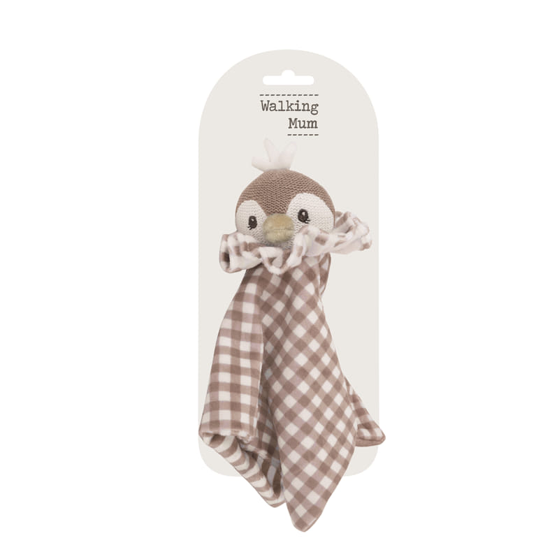 Walking Mum - Doudou pinguino Praliné Moka