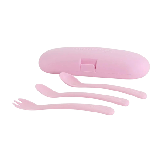 Miniland - Set di posate rosa