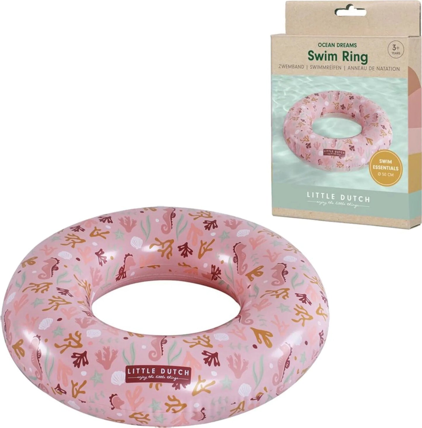 Little Dutch - Ciambella gonfiabile 50cm rosa