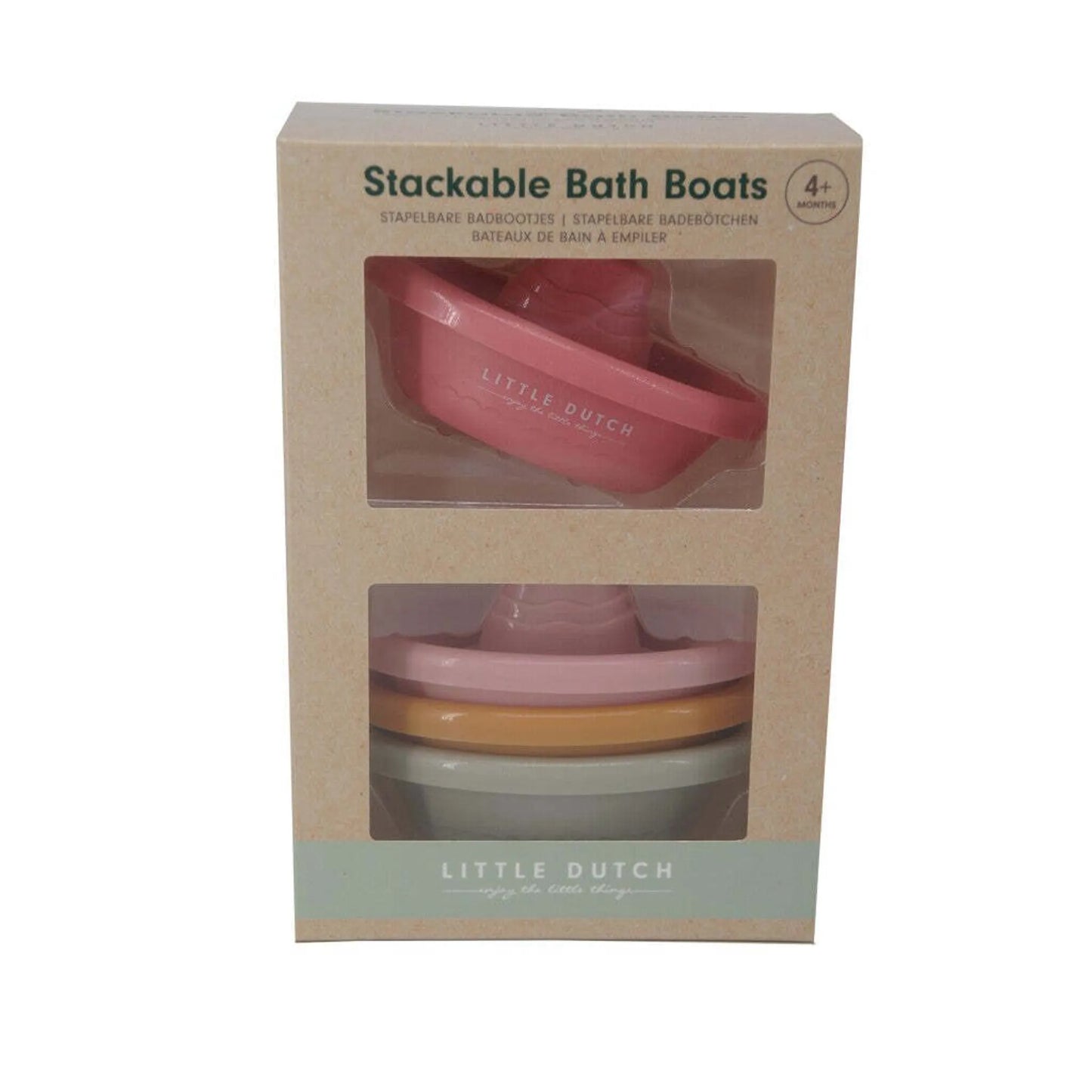 Little Dutch - Barchette da bagno rosa