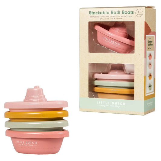 Little Dutch - Barchette da bagno rosa