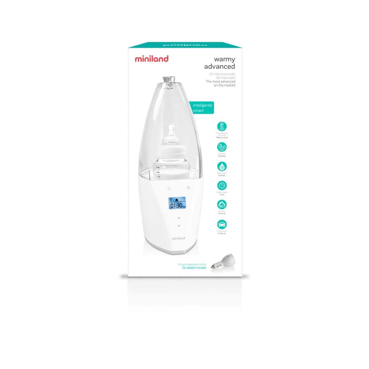 Miniland - Scaldabiberon e sterilizzatore Warmy advanced