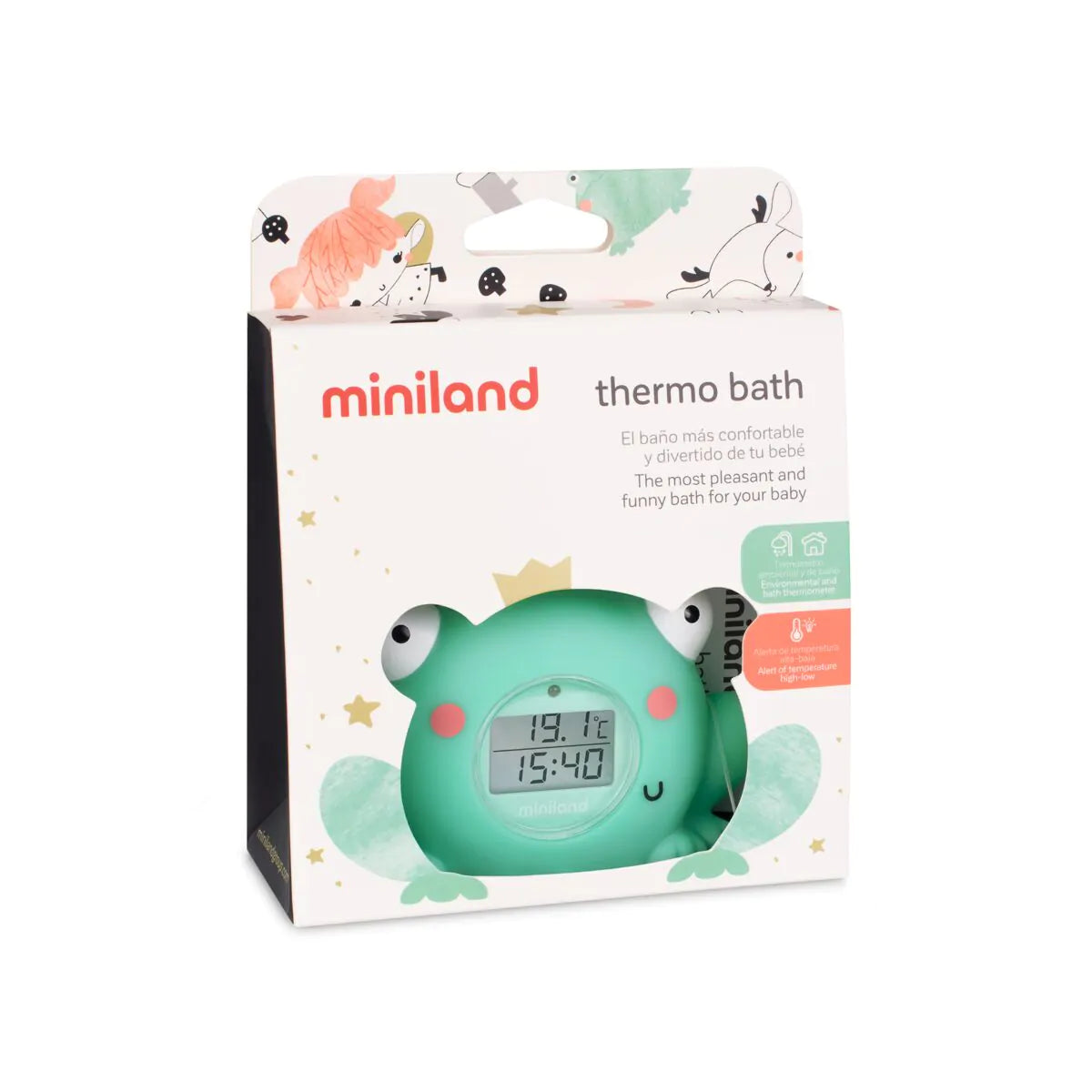 Miniland - Termometro per il bagno e ambientale magical