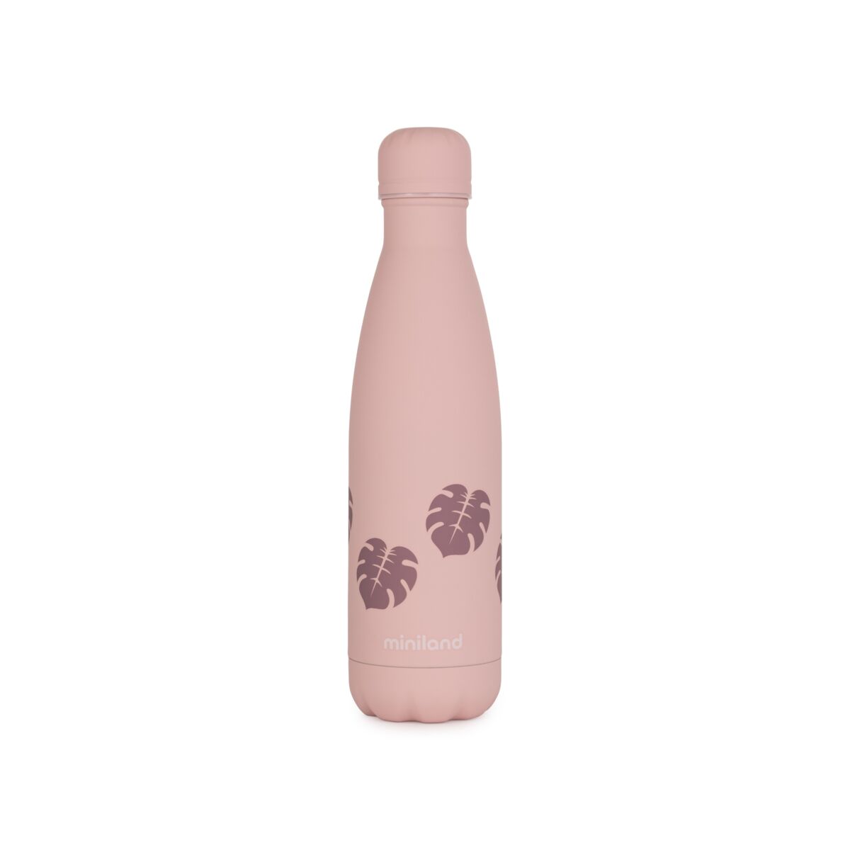 Miniland - Bottiglia termica foglie rosa 500ml