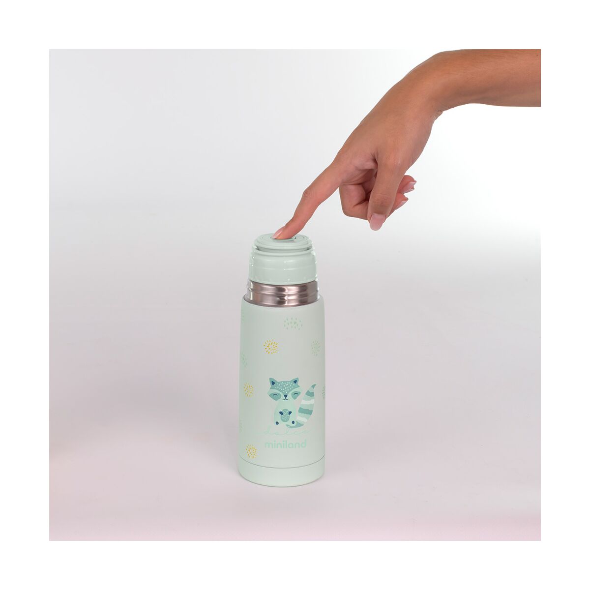 Miniland - Thermos per liquidi menta da 350 ml