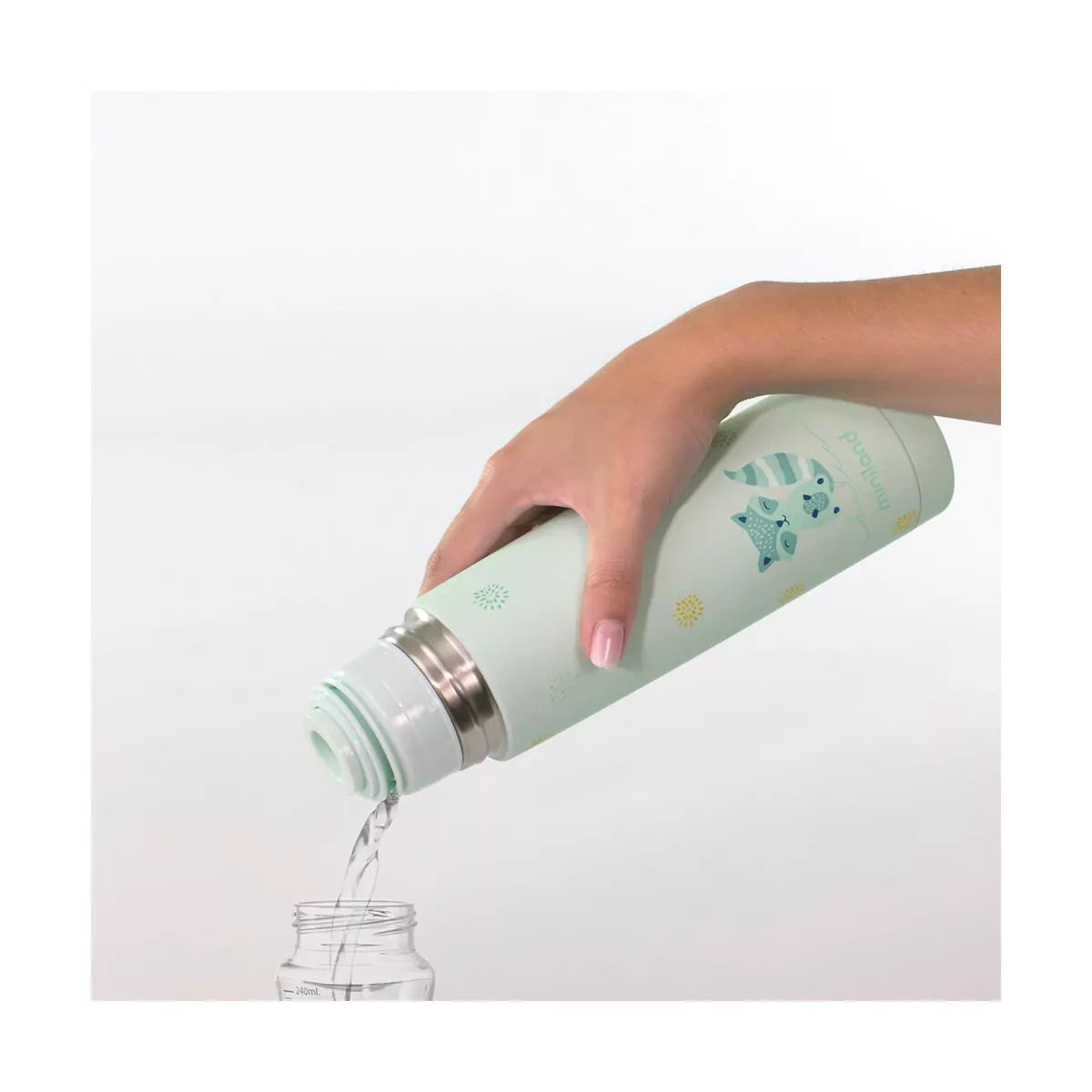 Miniland - Thermos per liquidi menta da 500ml