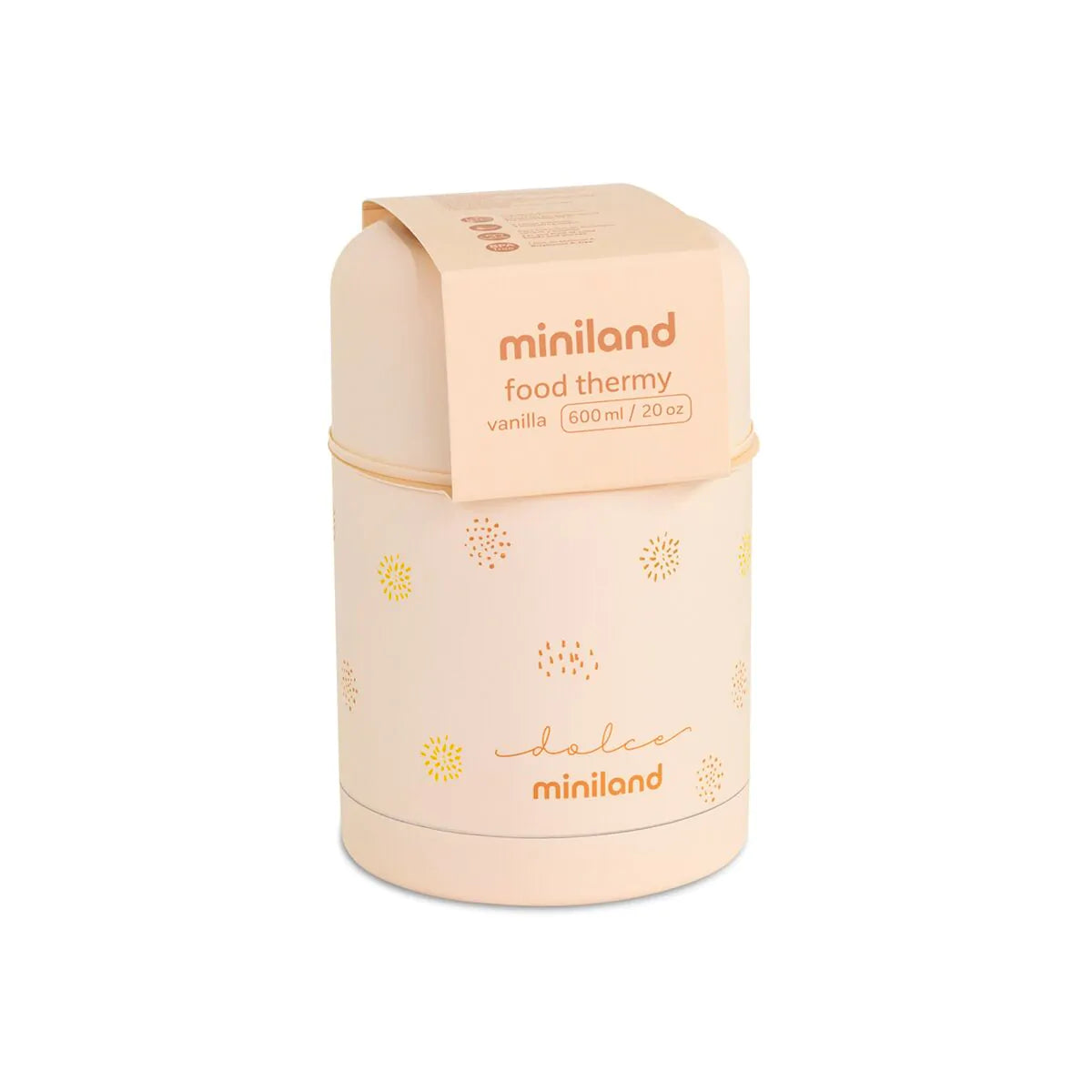 Miniland - Thermos portapappa vaniglia da 500ml