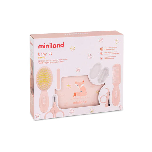 Miniland - Beauty-case con 6 accessori candy