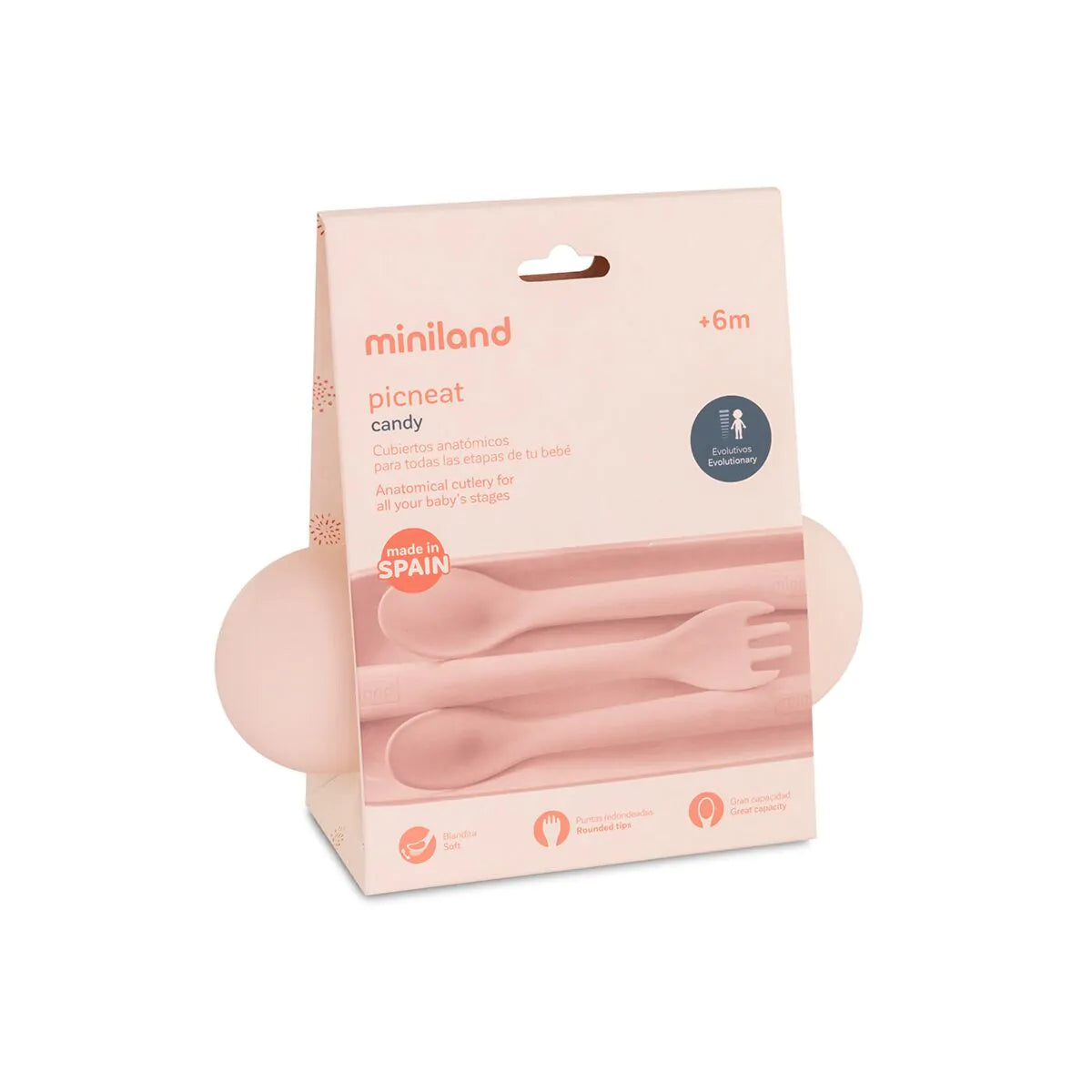 Miniland - Set di posate Candy
