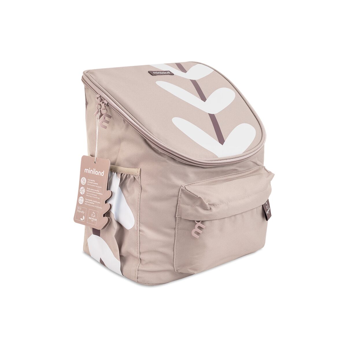 Miniland - Zaino termico grande crema