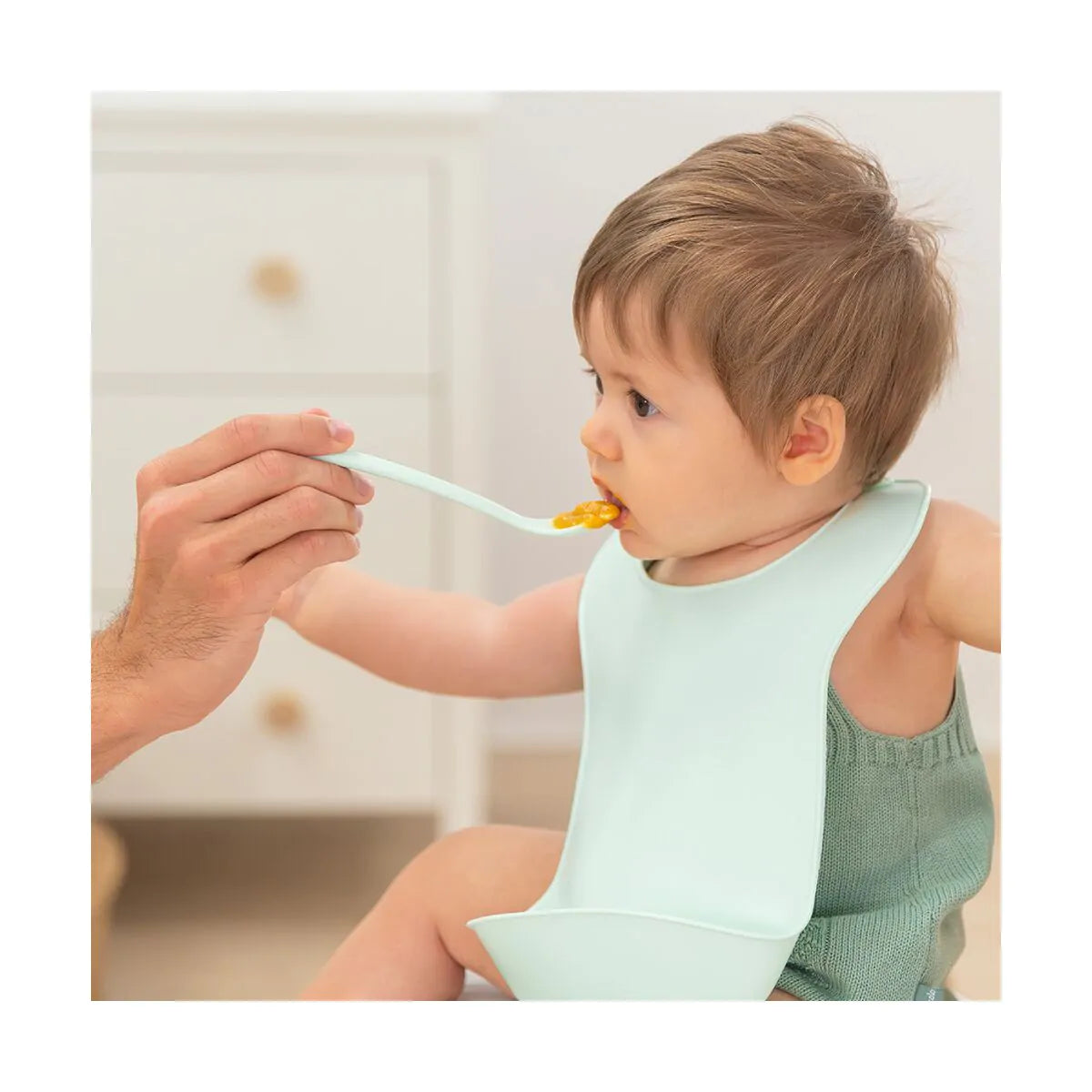 Miniland - Bavaglino menta