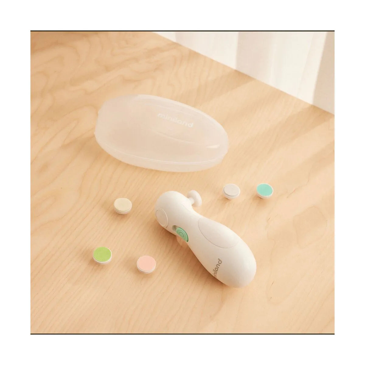 Miniland - Tagliaunghie elettrico baby nail trimmer