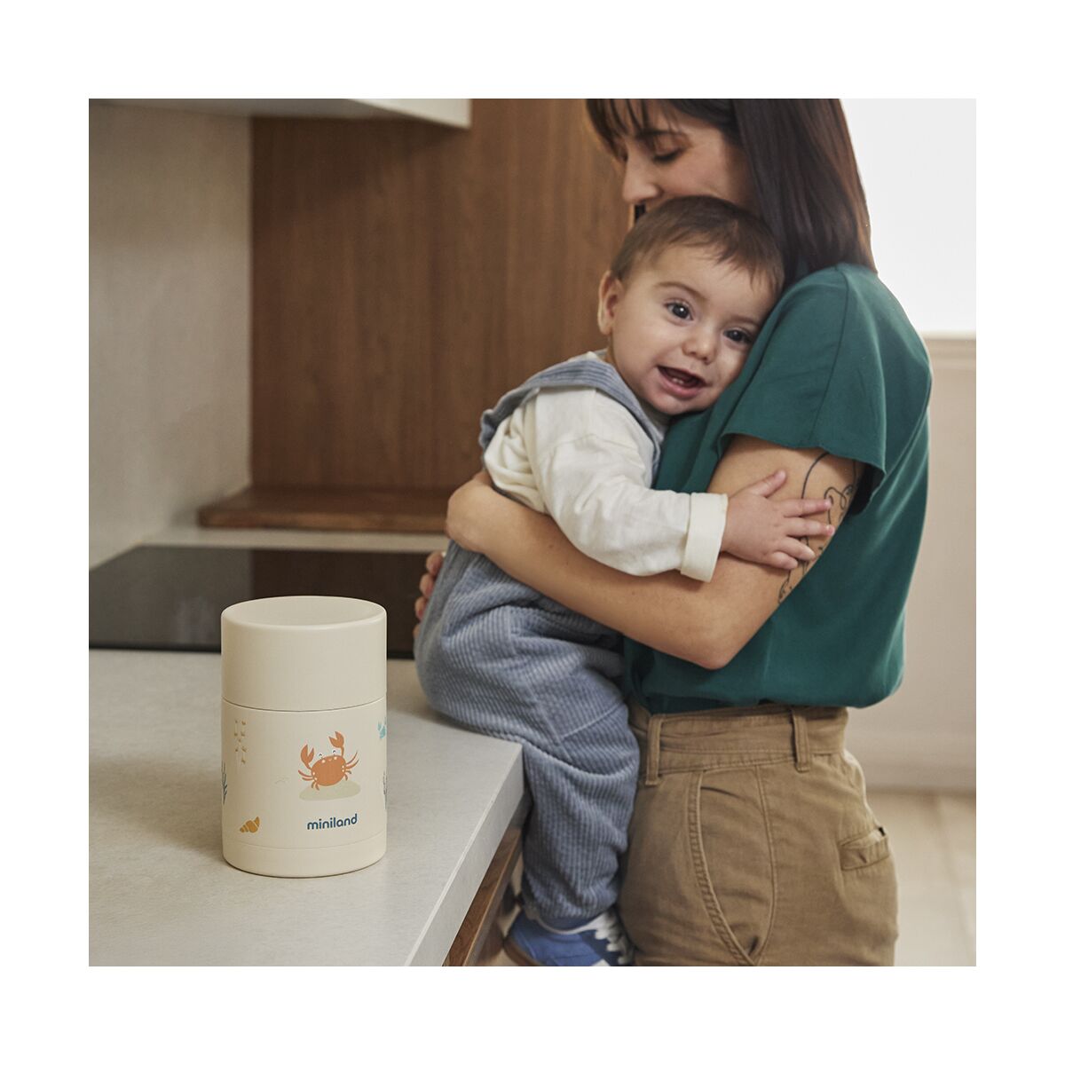 Miniland - Thermos portapappa Crabsy 600ml