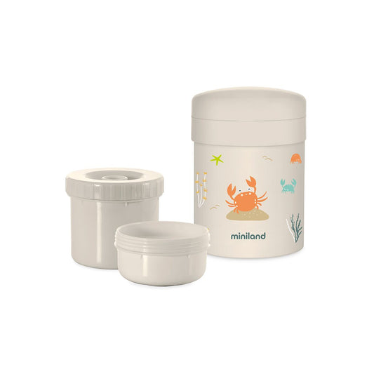 Miniland - Thermos portapappa Crabsy 700ml