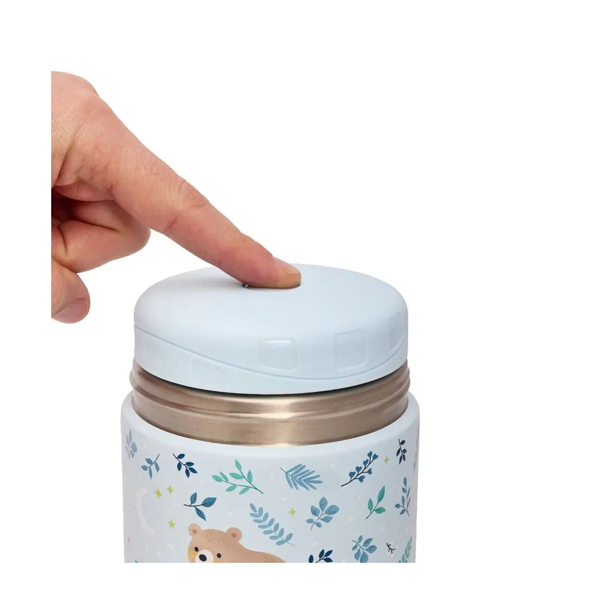 Miniland - Thermos portapappa Bear da 600ml