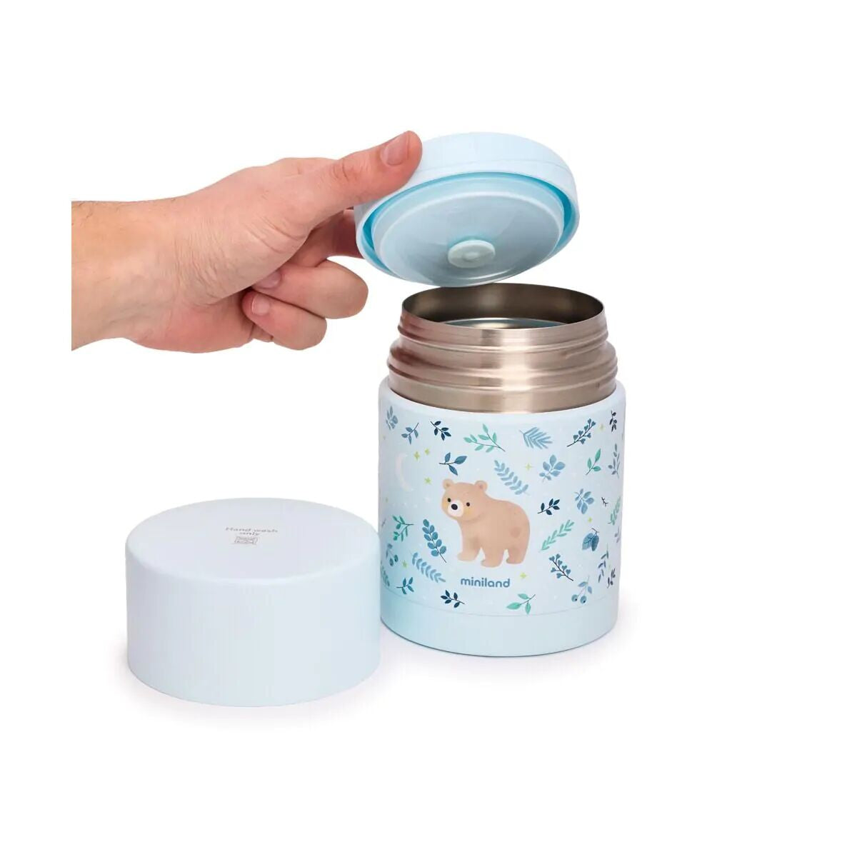 Miniland - Thermos portapappa Bear da 600ml