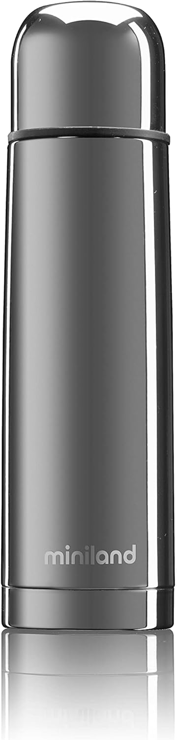 Miniland - Bottiglia termica Deluxe silver