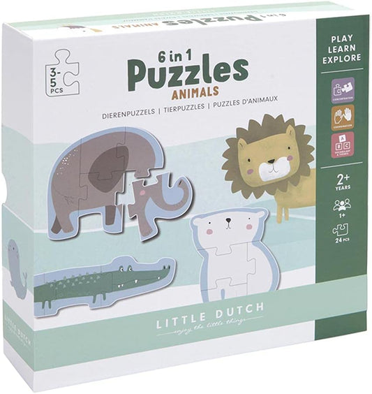 Little Dutch - Puzzle animali dello zoo