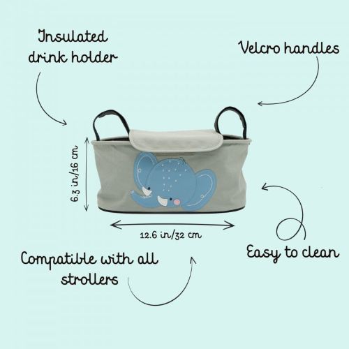 Sassi Junior Organizer da passeggino elefante