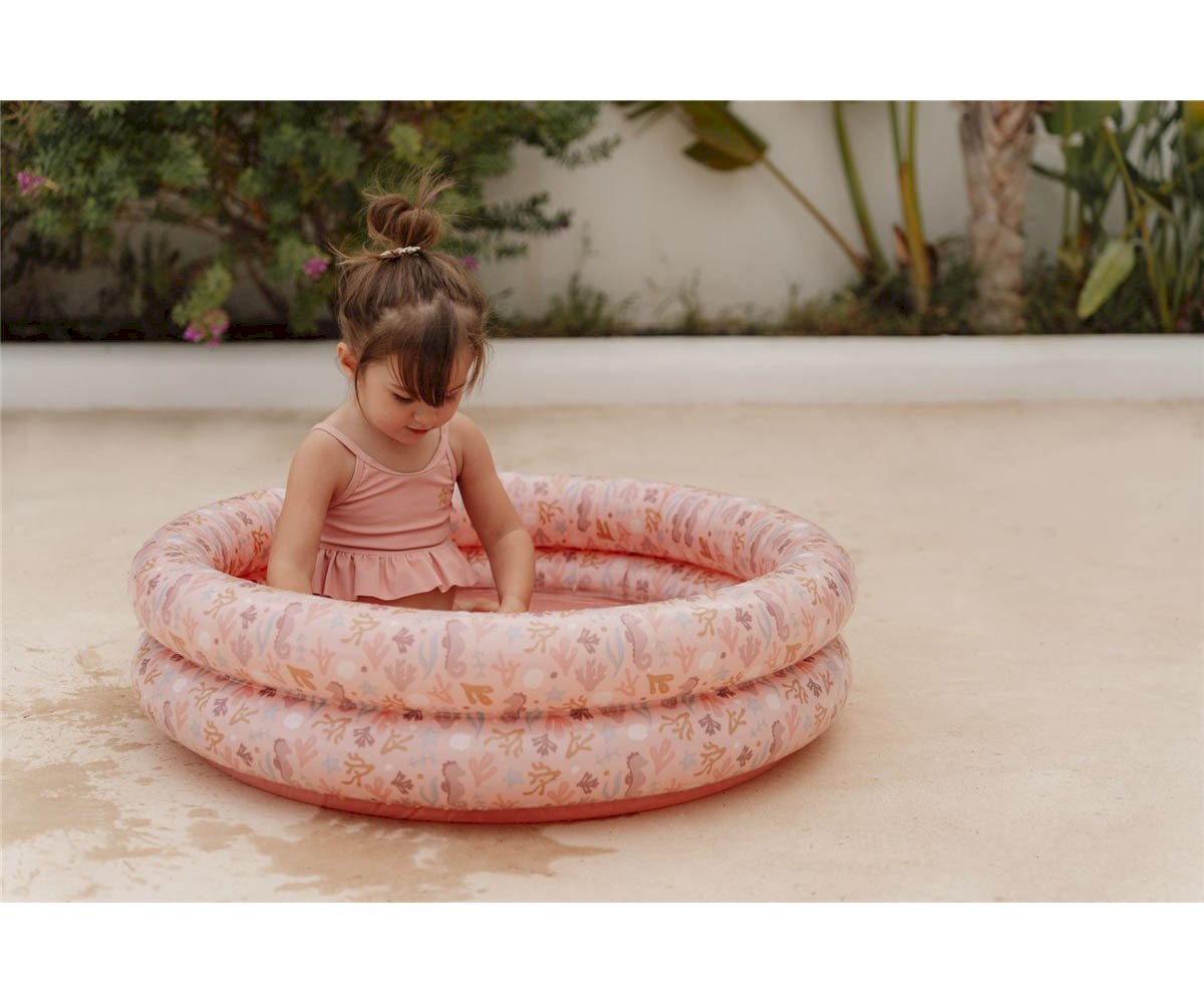 Little Dutch - Piscina gonfiabile 80cm, ocean rosa