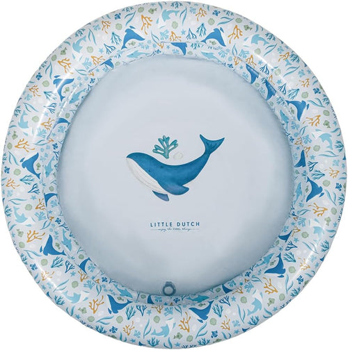 Little Dutch - Piscina gonfiabile 80cm, blu balena