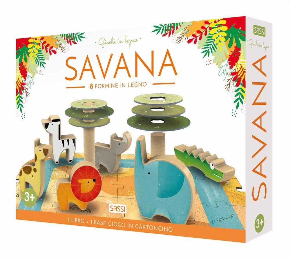 Sassi Junior - Giochi in legno, La savana