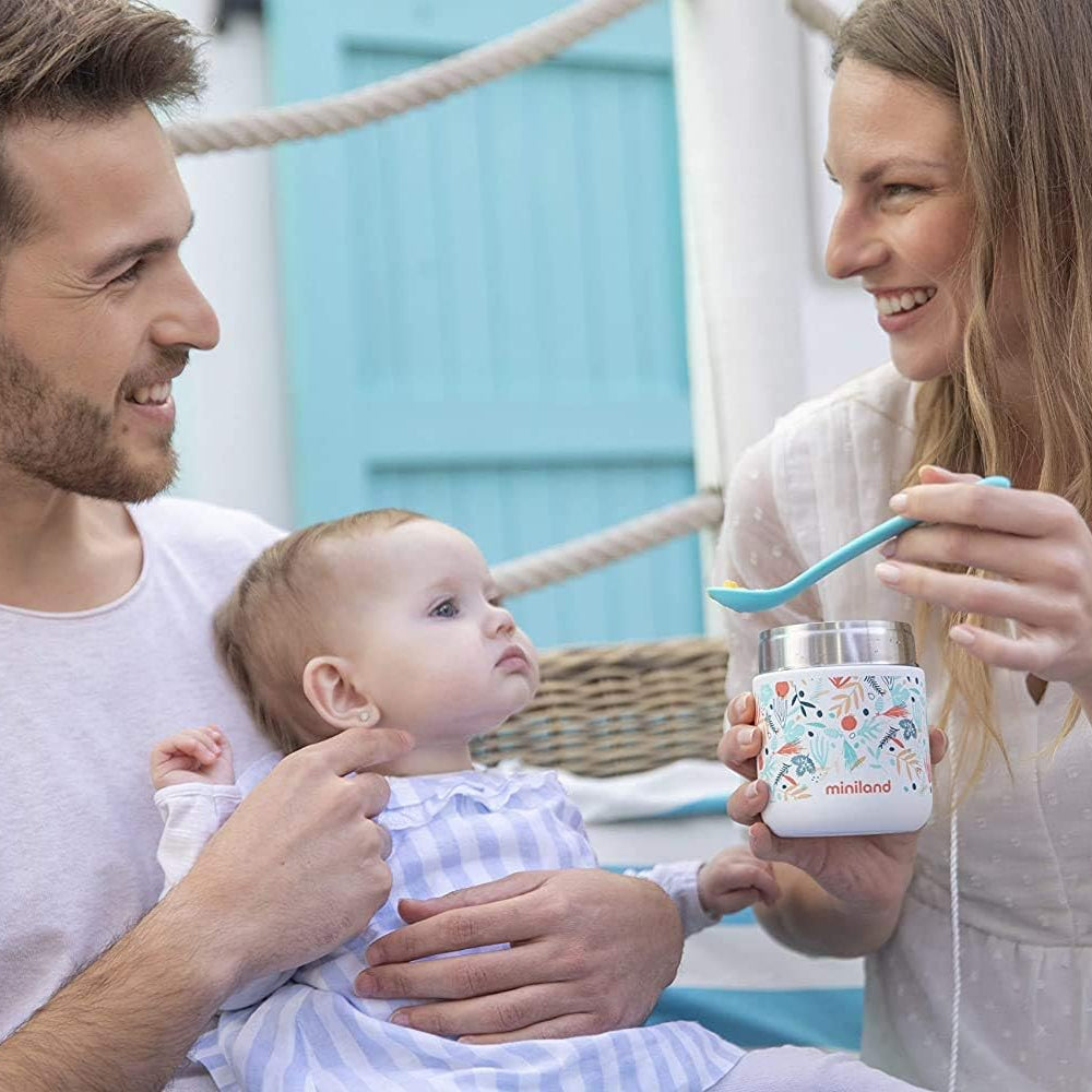 Miniland - Set di posate mediterranea coral