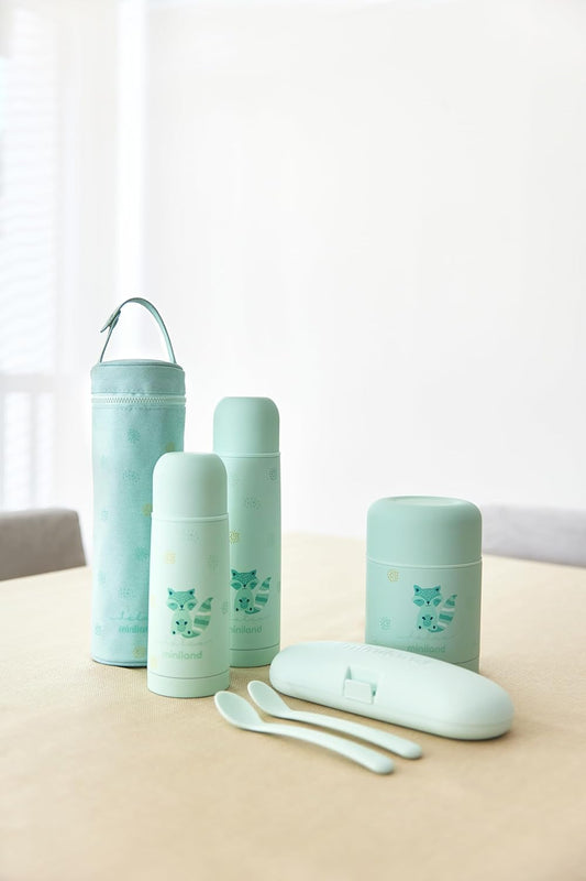 Miniland - Thermos portapappa menta da 600ml