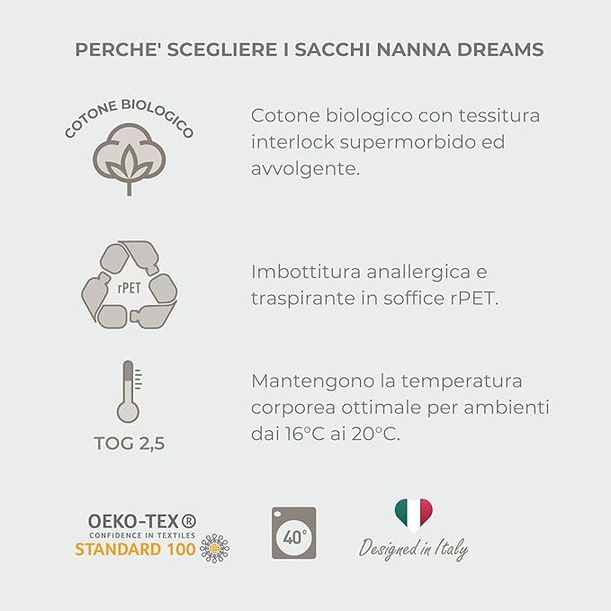 Nuvita - Sacco nanna con maniche e piedi blu floreale 1 anno