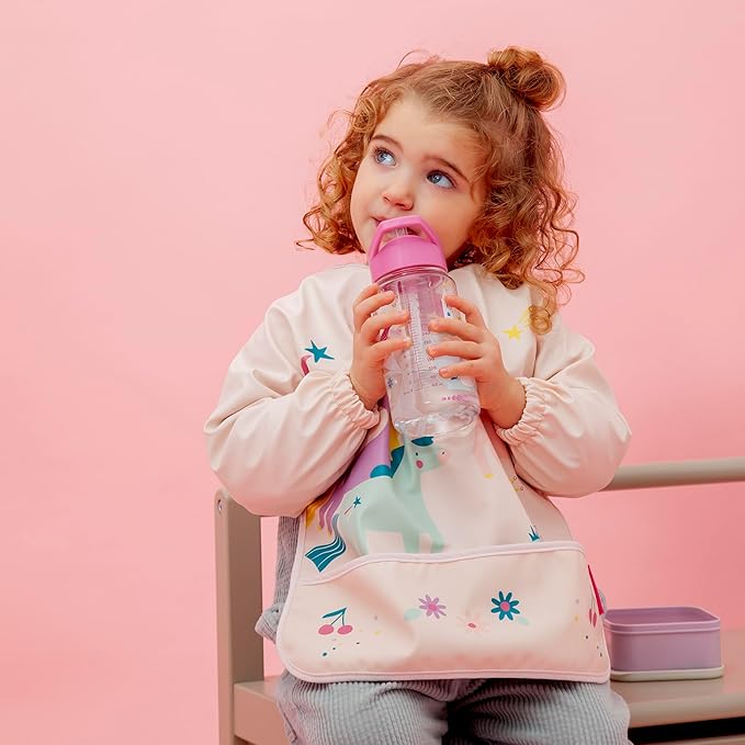 Miniland - Bavaglino maniche lunghe Fantasy