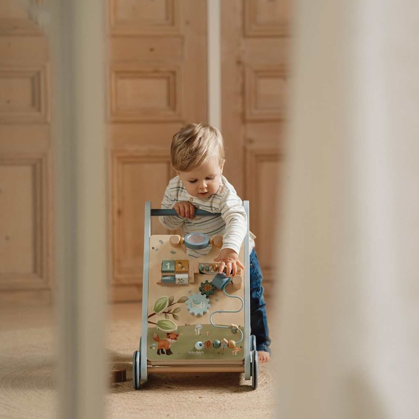 Little Dutch - Carrettino primi passi Forest friends