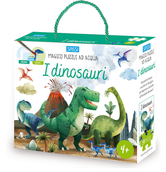 Sassi Junior - Magico puzzle ad acqua, I dinosauri