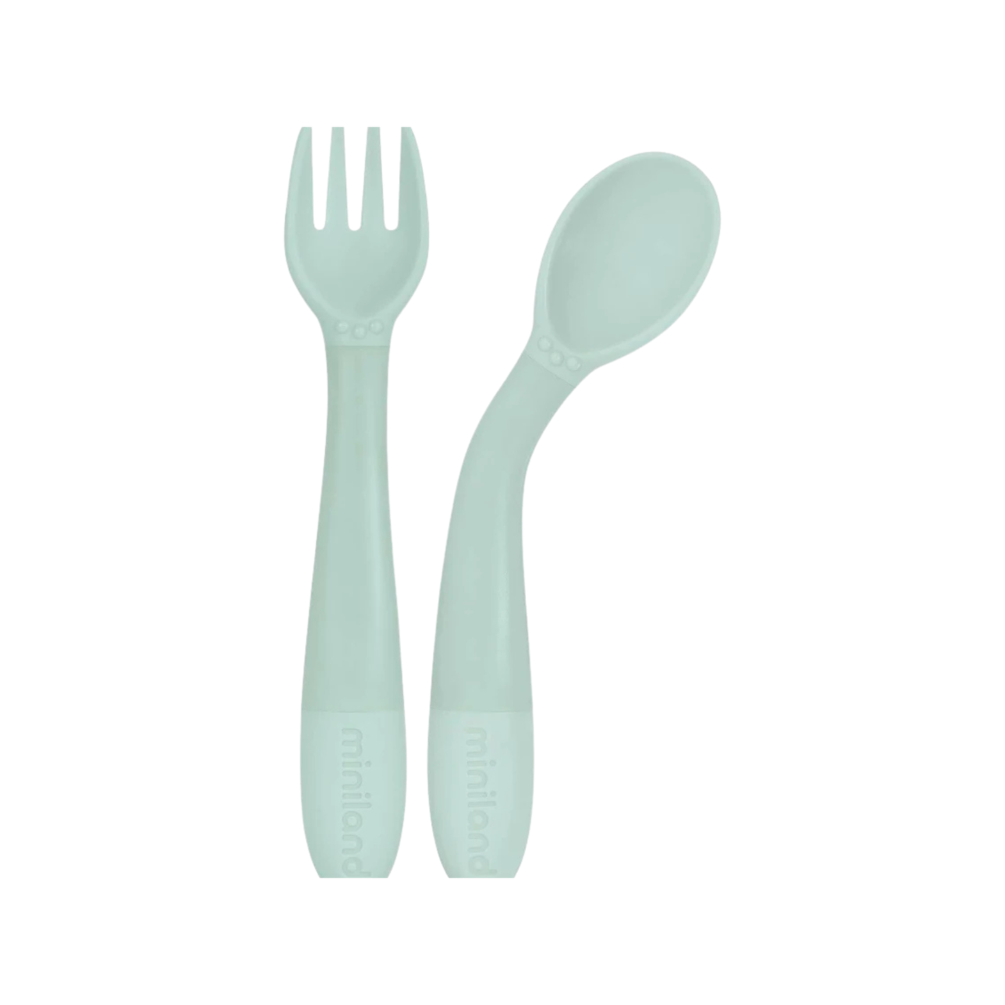 Miniland - Set pappa quadrato menta