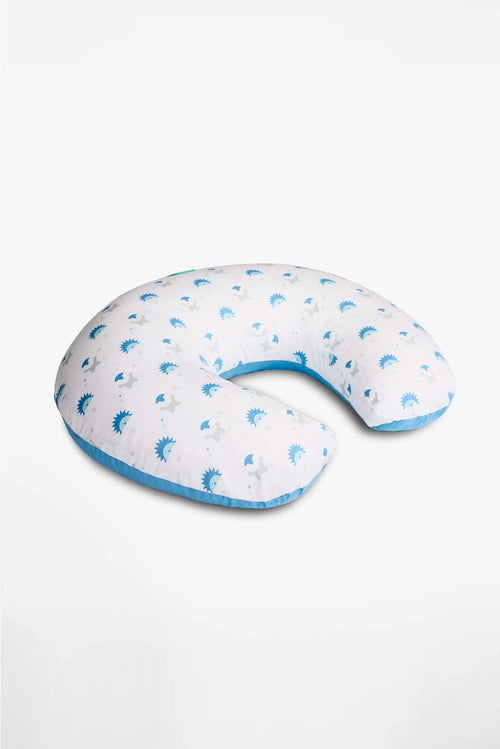 Koala Hug Baby - Cuscino allattamento fantasia riccio/pinguino celeste