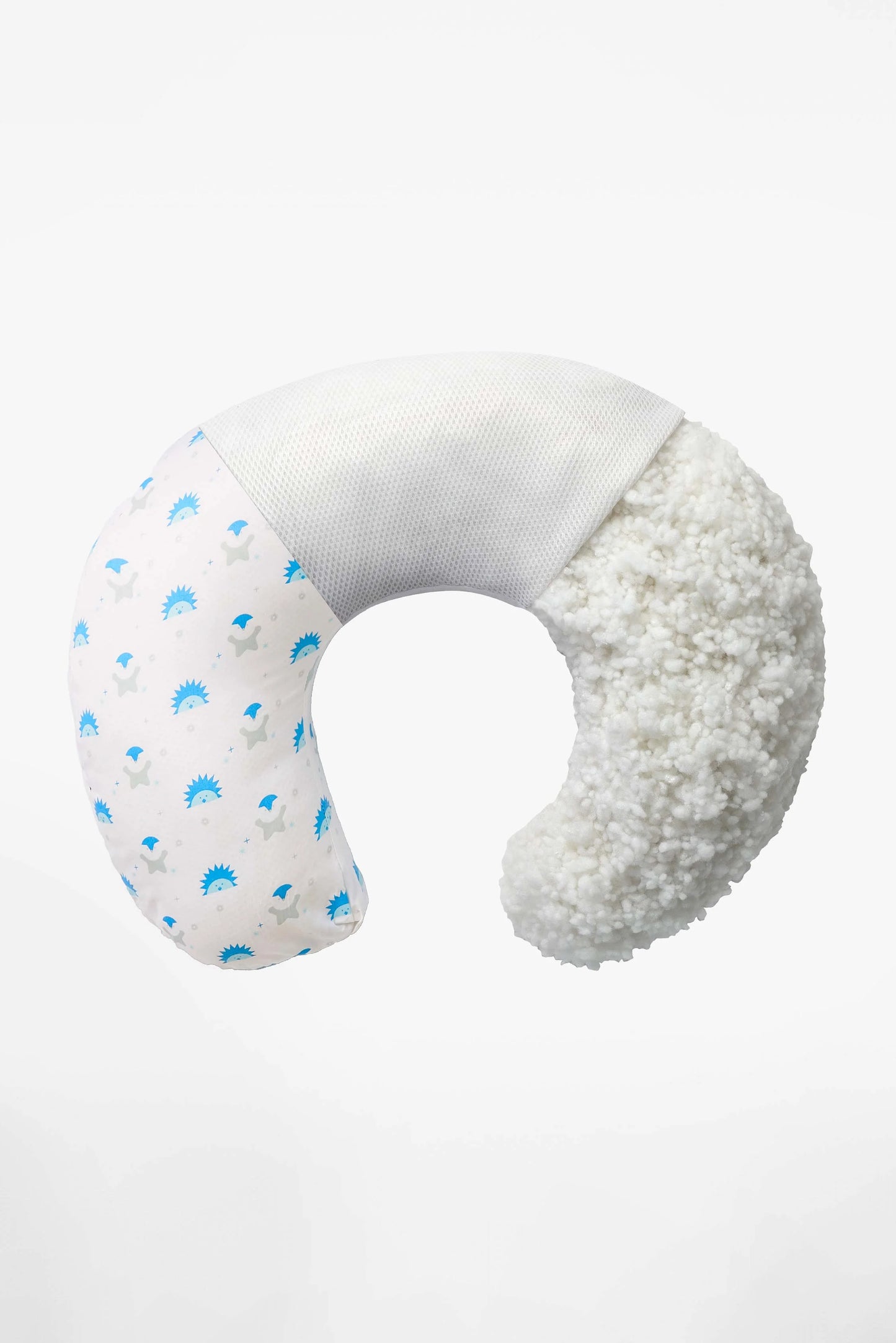 Koala Hug Baby - Cuscino allattamento fantasia riccio/pinguino celeste