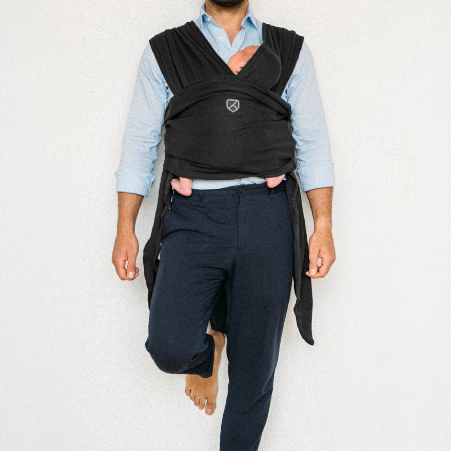 Fascia porta bebè - Koala cuddle band 2, nera